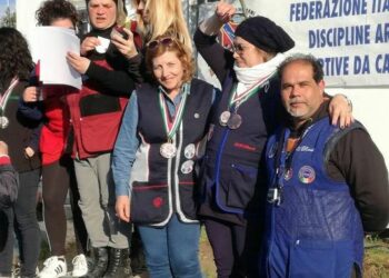 Bronzo per la squadra Calabrese, Pettinato-Covello-DeFranco alla Finale Nazionale tiro campagna 200 m