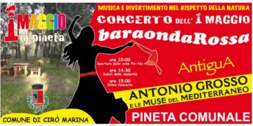 Festa del 1° maggio nella Pineta comunale di Cirò Marina
