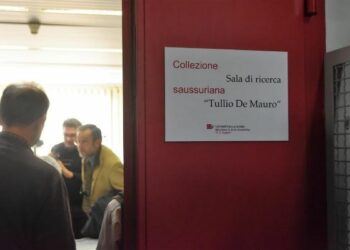 Inaugurata Sala ricerca della BAU a Tullio De mauro
