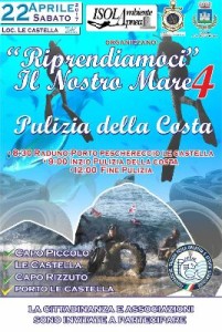 Ripulire zona marina protetta Capo Rizzuto