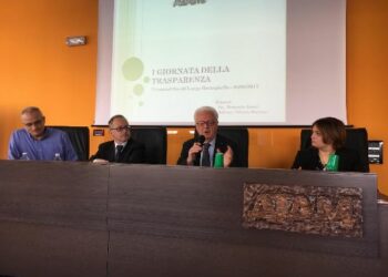 I^ Giornata della Trasparenza nella sala conferenze del Terminal Bus di Largo Botteghelle
