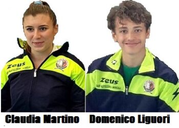 I Karateka Claudia Martino e Domenico Liguori della Kroton Ryu alle Finali Nazionali 2017 di Kata
