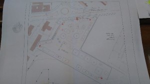 una zona della fiera