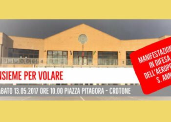 Domani, Manifestazione “Insieme per Volare” in difesa dell’Aereoporto di Crotone