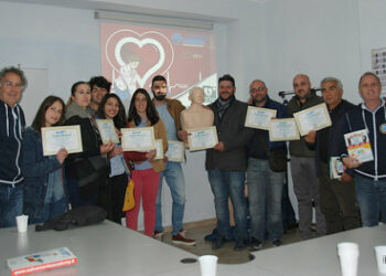 Formati 11 nuovi operatori di primo soccorso Blsd a Ciro’ Marina