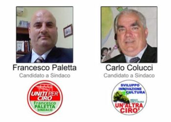 Cirò, Elezioni Comunali: Pronte le liste dei due candidati a sindaco, Paletta e Colucci