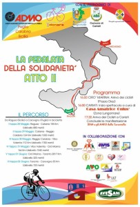“La Pedalata della Solidarietà”- Sicilia, Calabria e Puglia fa tappa anche a Cirò Marina e Cariati