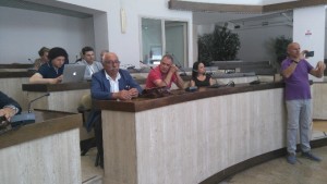 pietro amoruso durante la conferenza