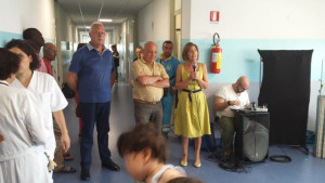 Il service del Lions Club “Il sorriso per un bambino” nel reparto di Pediatria dell’Ospedale di Crotone