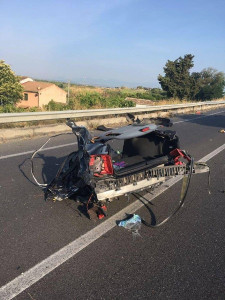 Lorenzo simeri vittima della SS106 in un impatto nella mattina di oggi a Rossano2