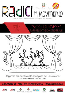Teatro e fotografia con i ragazzi dei Laboratori del progetto Radici in Movimento a Roccabernarda