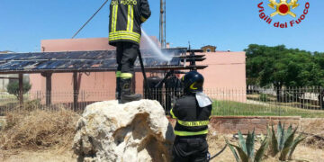 Incendio all’Impianto Solare Termico della Scuola Media de Le Castella