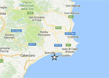 Scosse di Terremoto nella zona tra Catanzaro e Crotone