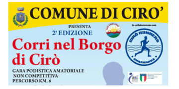 2^ Edizione della “Corri nel borgo di Cirò”