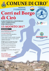 2 Edizione della Corri nel borgo di Cirò2