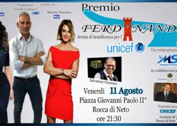 Al via la I^ edizione del “Premio Ferdinandea” a Rocca di Neto