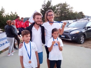 Canoa Irene Acera Gomez della Lega navale Crotone, campionessa regionale