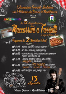 Domenica 13 a Mandatoriccio, Maccarruni a farriatti per tutti1