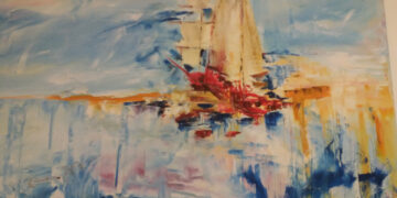 La pittrice Giovanna Errigo, in arte Anfitrite in mostra al prestigioso museo delle culture di Cirò