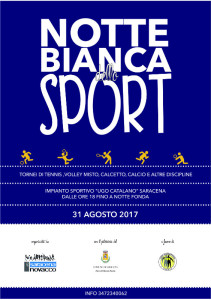 Notte bianca dello sport a Saracena-locandina
