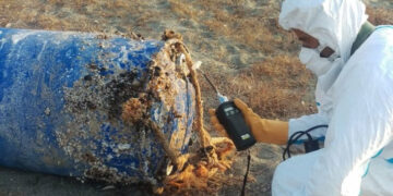 Rinvenuto un fusto sospetto sulla spiaggia di Gizzeria Lido