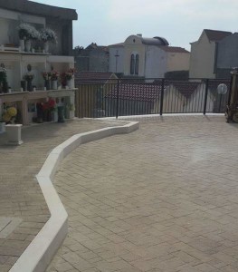 cimitero nuova pavimentazione