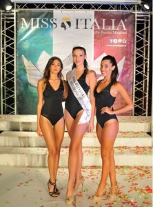 Le prime tre classificate a San Lucido