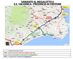 Il Comitato Crotone Nuova Strada statale 106, Adesso1