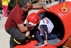 Pompieropoli il villaggio dei Vigili del Fuoco al Centro Commerciale Due Mari