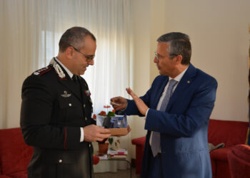 Il Colonnello Fabio Ottaviani in visita al Questore di Cosenza