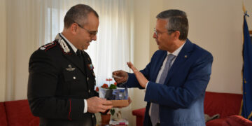 Il Colonnello Fabio Ottaviani in visita al Questore di Cosenza