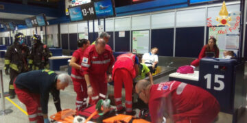 Scoppio simulato di un ordigno all’interno dell’area Check-in dell’Aeroporto di Lamezia Terme