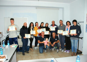 10 nuovi operatori di Primo Soccorso Blsd con l’utilizzo del defibrillatore formati a Cirò Marina