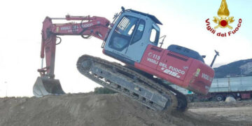 Concluso il secondo corso regionale di Macchine Movimento Terra per i Vigili del Fuoco