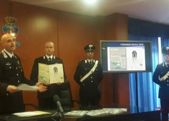 Cosenza, Presentazione del Calendario Storico 2018 dell’Arma dei Carabinieri