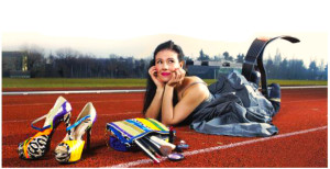 Giusy Versace in scena al teatro Duse di Bologna con il suo spettacolo1