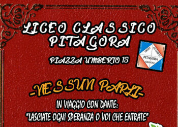 In viaggio con Dante per l’iniziativa “Nessun parli” al Liceo Classico “Pitagora”di Crotone