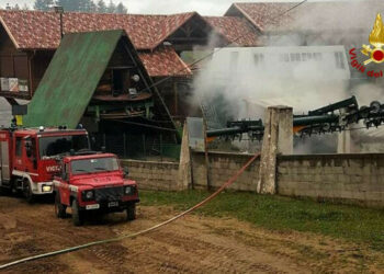 Incendio all’impianto di risalita delle Piste da Sci di Villaggio Palumbo