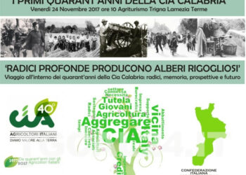 La Cia-Agricoltori Italiani Calabria celebra i 40 anni