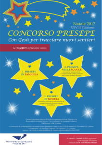 La XXVIII edizione del Concorso Presepe Natale 2017 dal tema “Con Gesù per tracciare nuovi sentieri” a Crotone