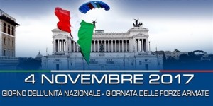 Sabato 4 novembre 2017, Celebrazione del giorno dell’Unità Nazionale e giornata delle Forze Armate