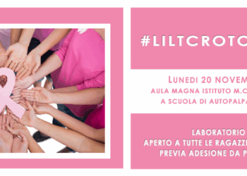 Lilt4girl, il 20 novembre le ragazze degli istituti superiori di Crotone a lezione di autopalpazione