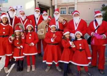 I Babbi Natale Fidelitas per le vie di Corigliano Calabro e Rossano