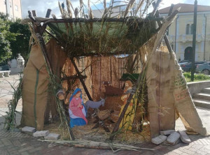Il Presepe del Gruppo Scout di Catona dato alle fiamme durante la notte1