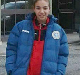 Mariapia Forciniti, dodicenne di Cariati scelta dal Crotone Calcio per uno stage a Gallipoli