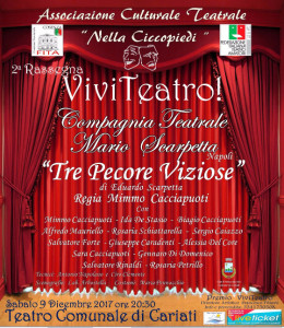 “Mario Scarpetta” di Napoli e la commedia “Tre pecore Viziose”