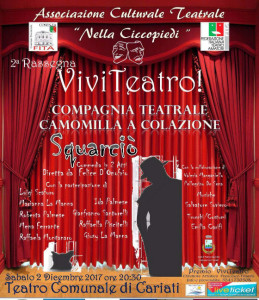 Prende il via a Cariati il concorso “Viviteatro” con “Squarciò” della compagnia “Camomilla a Colazione”