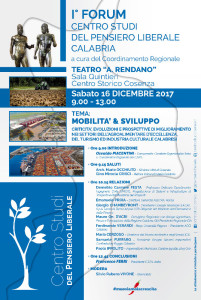 Primo forum regionale a Cosenza Mobilità Sviluppo – Criticità