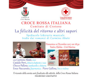 Spettacolo letterario e musicale “La felicità del ritorno ed altri sapori” al Teatro Alikia di Cirò Marina2