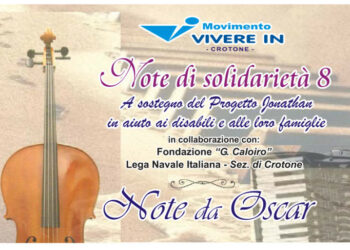 Crotone, Percorso culturale “Luce sulla città”: Note da Oscar Concerto in favore del Progetto Jonathan
